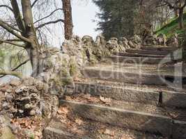 Ancient stairway by the river