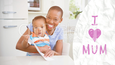 Composite image of mothers day greeting