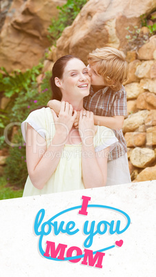 Composite image of mothers day greeting