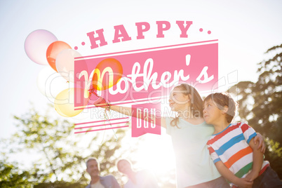 Composite image of mothers day greeting