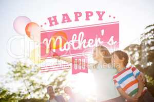 Composite image of mothers day greeting