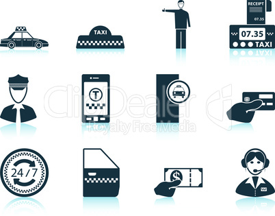 Set of Taxi icons
