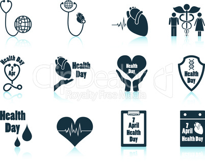 Set of Health day icons