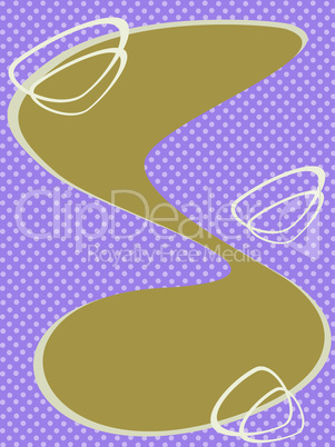 Dots retro background art Nouveau