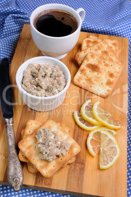 Appetizer   of pate herring (forshmak)