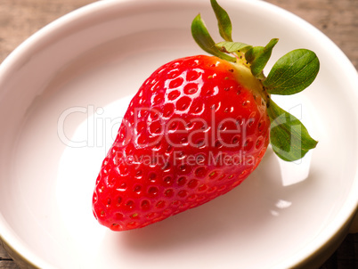 Fresh red strawberry