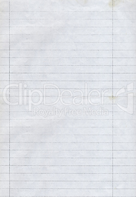 Blank paper