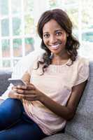 Young woman using a mobile phone