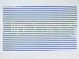 Blue Striped fabric sample