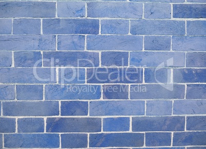 blue bricks background