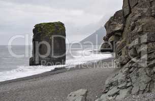 Basaltfelsen auf Island (Dalkur)