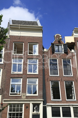 Houses in Amsterdam, Holland