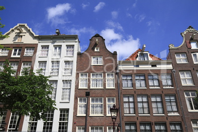 Houses in Amsterdam, Holland