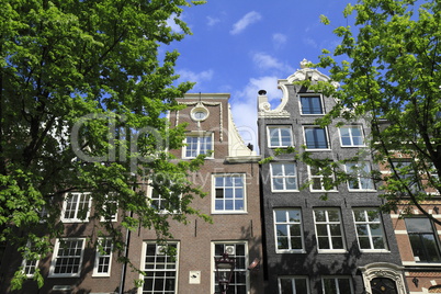 Houses in Amsterdam, Holland