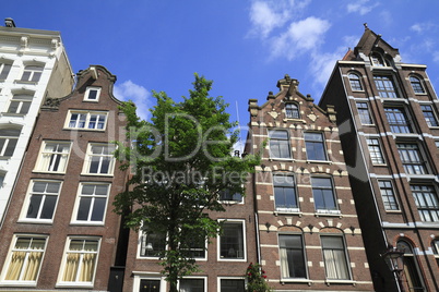 Houses in Amsterdam, Holland