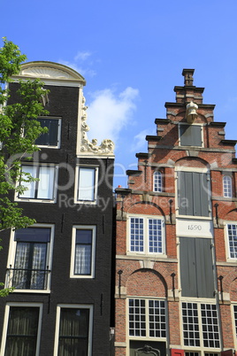 Houses in Amsterdam, Holland