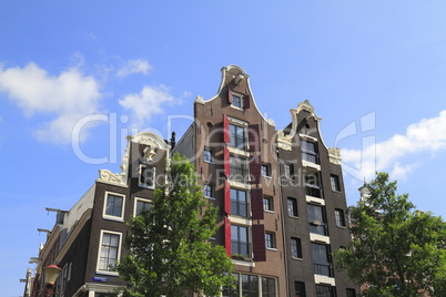 Houses in Amsterdam, Holland