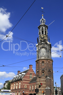 The Munttoren  in Amsterdam