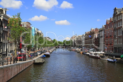 Houses in Amsterdam, Holland