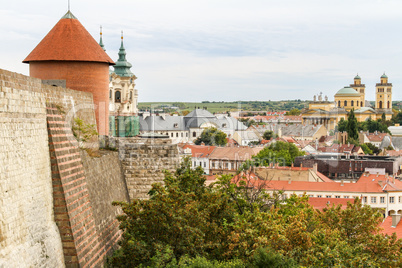 View from the Eger Castle in Hungary