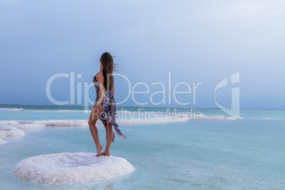 Girl at the Dead Sea