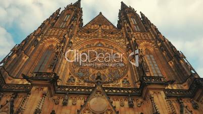 Approaching the St Vitus Cathedral-POV Walking Shot