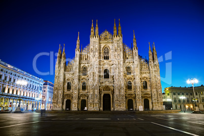 Duomo cathedral in Milan, Italy