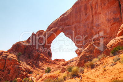 The North Window Arch at the Arches National Park