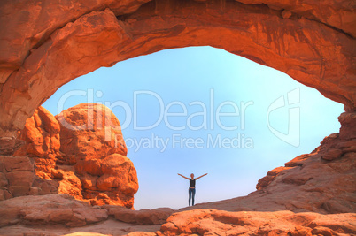 The North Window Arch at the Arches National Park