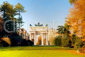 Arch of Peace (Porta Sempione) in Milan