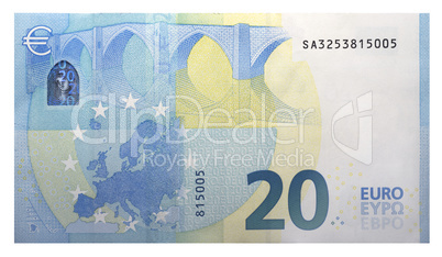 New banknote 20 Euro, 2015