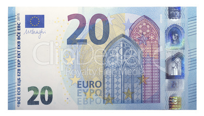 New banknote 20 Euro, 2015
