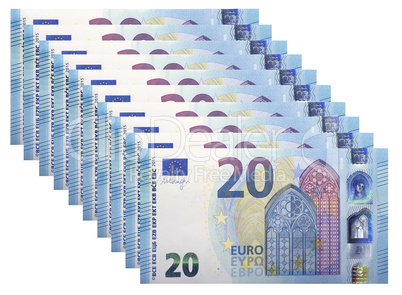New banknotes 20 Euro, 2015