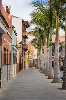 Straße in  Puerto de la Cruz auf Teneriffa