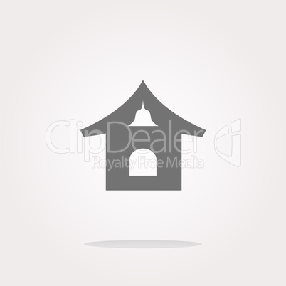 vector house web icon button. Web Icon Art. Graphic Icon Drawing