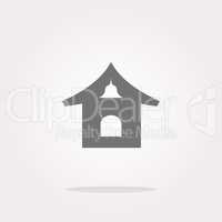 vector house web icon button. Web Icon Art. Graphic Icon Drawing
