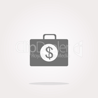 vector us dollar glossy icon on white background. Web Icon Art. Graphic Icon Drawing