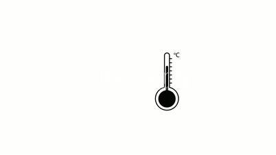 steigendes Thermometer (transparenter Hintergrund)