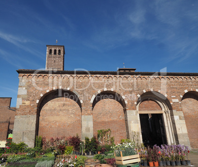 Sant Ambrogio church in Milan