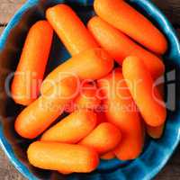 Fresh baby carrots