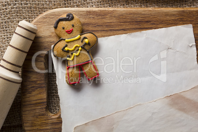 Cookies in the shape of man