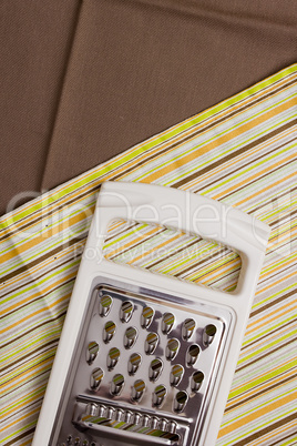 Metal grater close-up