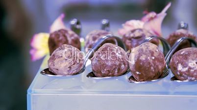 cake truffle close up