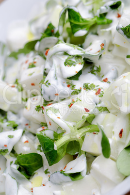 Frischer Kohlrabi Salat Frischer Kohlrabi Salat