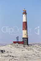 Leuchtturm am Diaz Point, Namibia, Lighthouse at Diaz Point, Nam