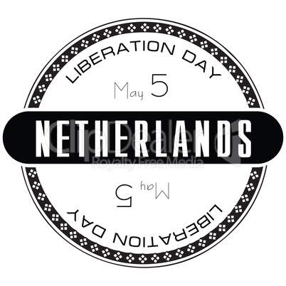 Stamp Liberation Day Netherlands