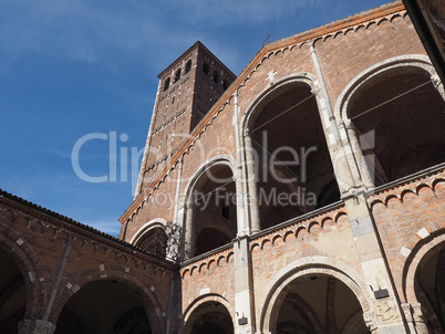 Sant Ambrogio church in Milan