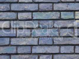 blue brick wall background