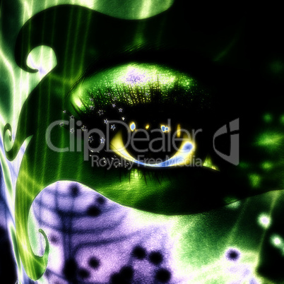 3D Illustration; 3D Rendering of a mystic Female 3D Illustration; 3D Rendering of a mystic Female
