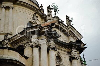 rooftops of Lviv city, Ukraine